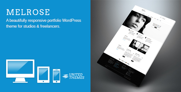 Melrose Responsive Portfolio WordPress Theme - ThemeForest Item for Sale